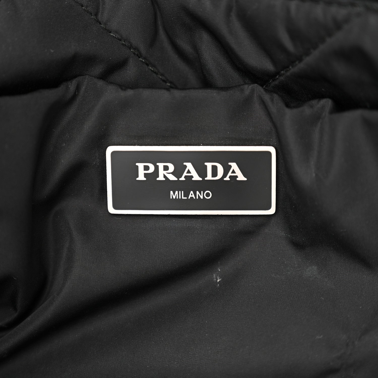 Prada Tessuto Nylon Bomber Tote Black 7 of 14