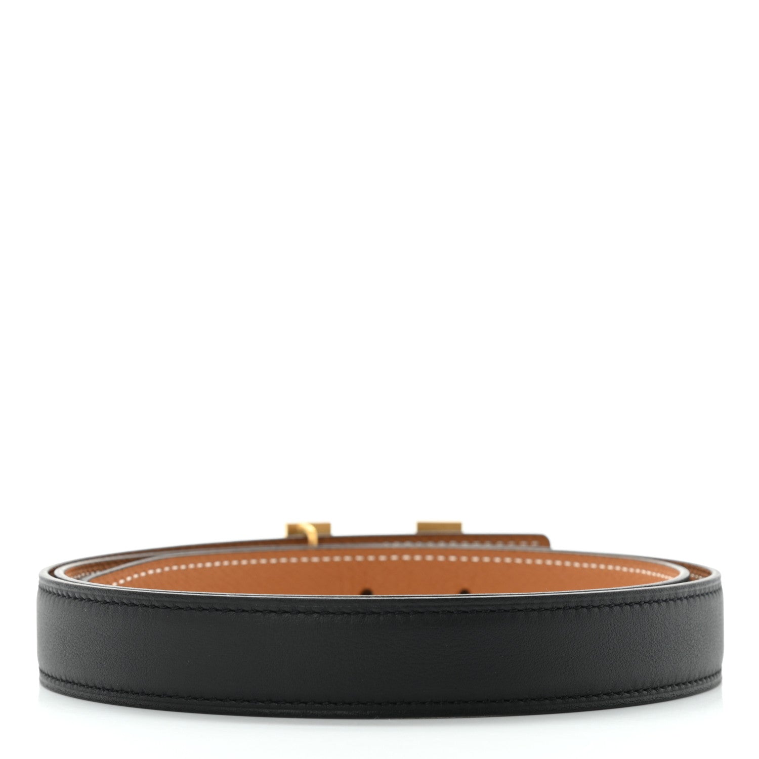 Hermes Swift Epsom 24mm Mini Constance H Belt 90 Black Gold 2 of 6