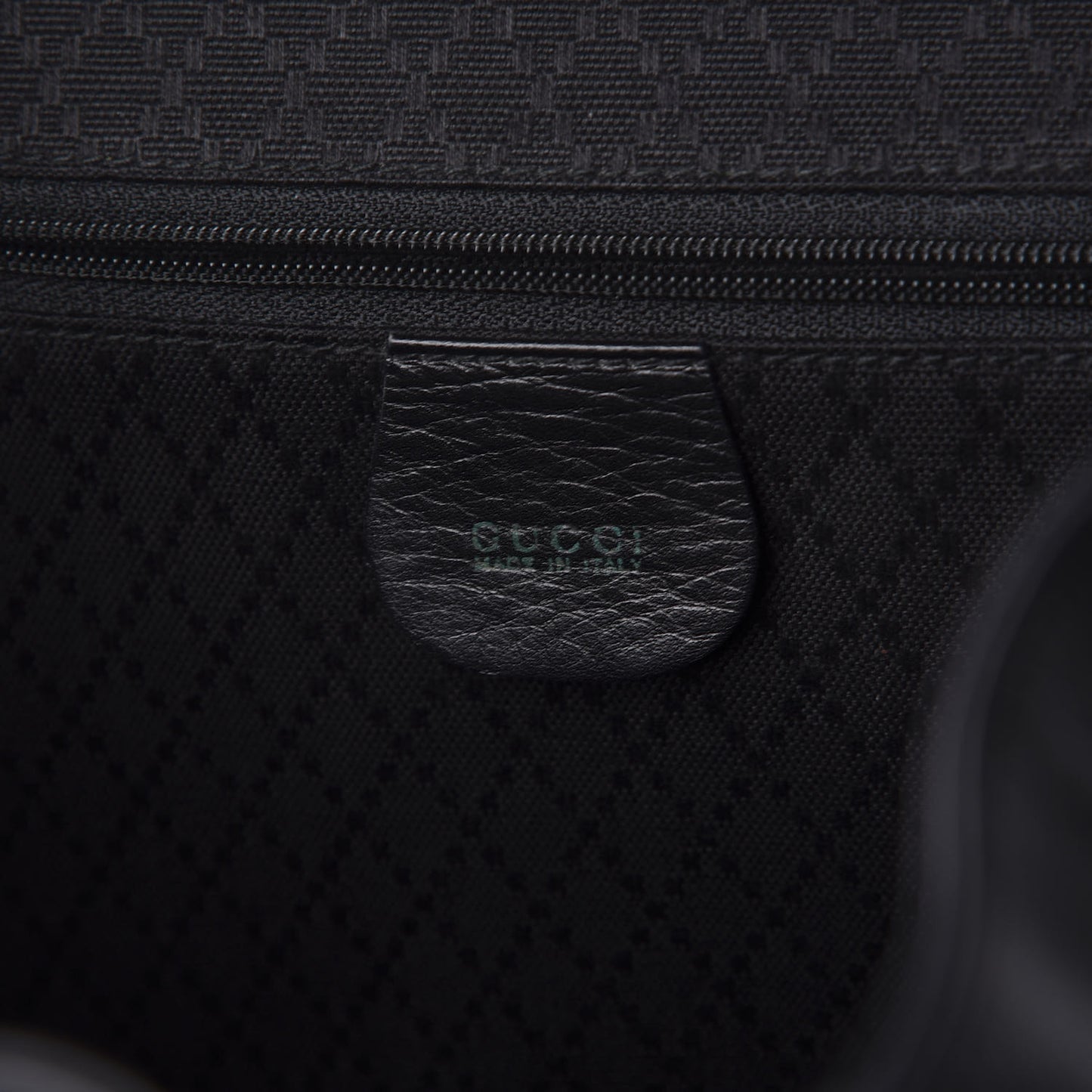 Calfskin Bamboo Backpack Black