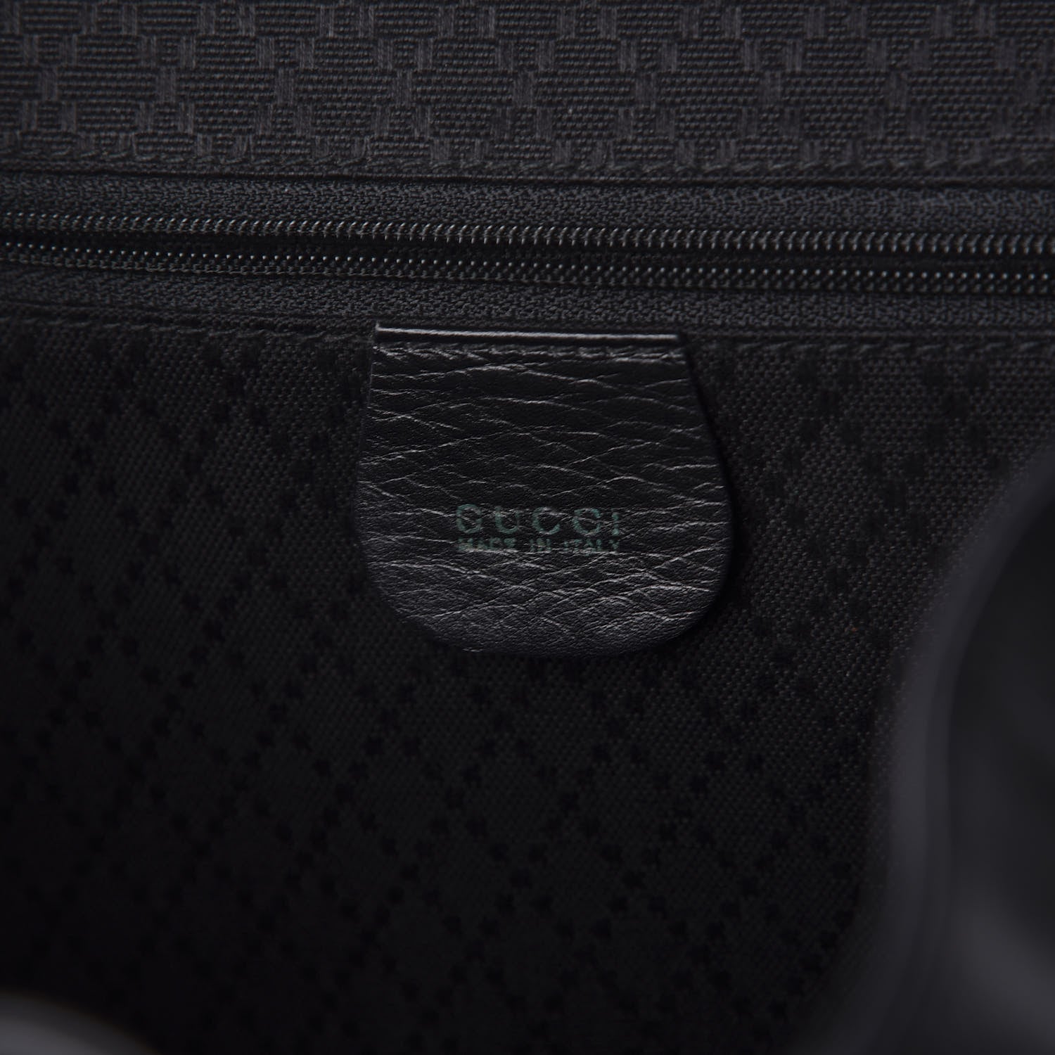 Gucci Calfskin Bamboo Backpack Black 5 of 12