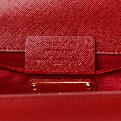 Salvatore Ferragamo Printed Calfskin Ginny Crossbody Bag Rosso 9 of 11