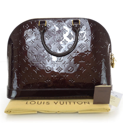 Louis Vuitton Vernis Alma MM Amarante 3 of 7