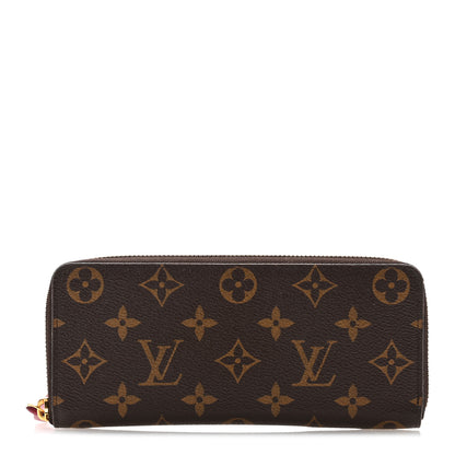 Louis Vuitton Monogram Clemence Wallet Fuchsia 1 of 11