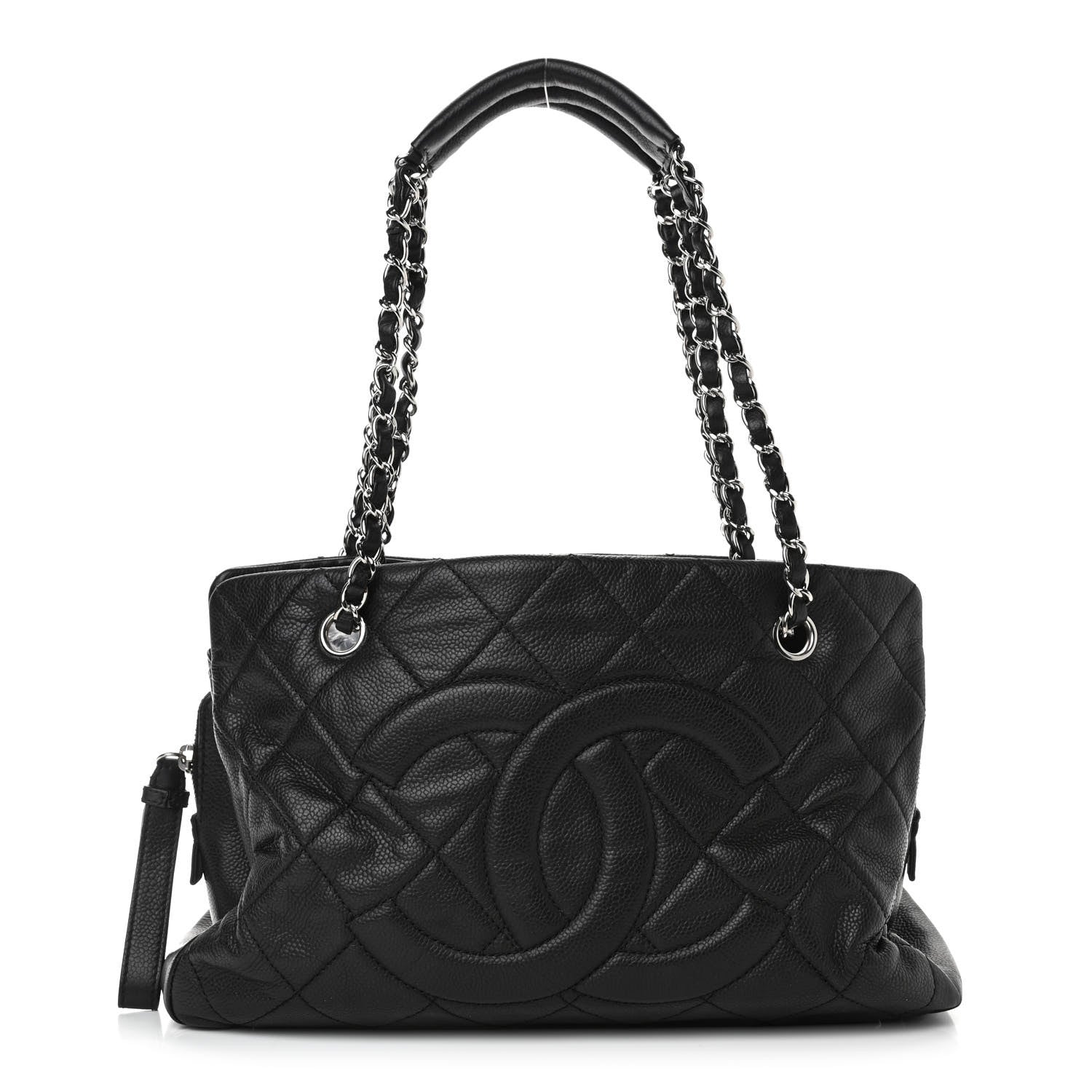 Chanel Caviar Quilted Timeless CC Soft Tote Black 1 of 12