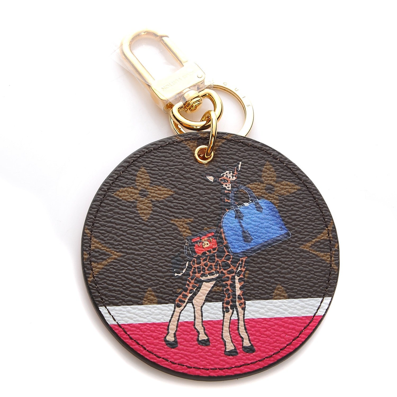 Louis Vuitton Monogram 2017 Christmas Animation Bag Charm Key Holder 1 of 5