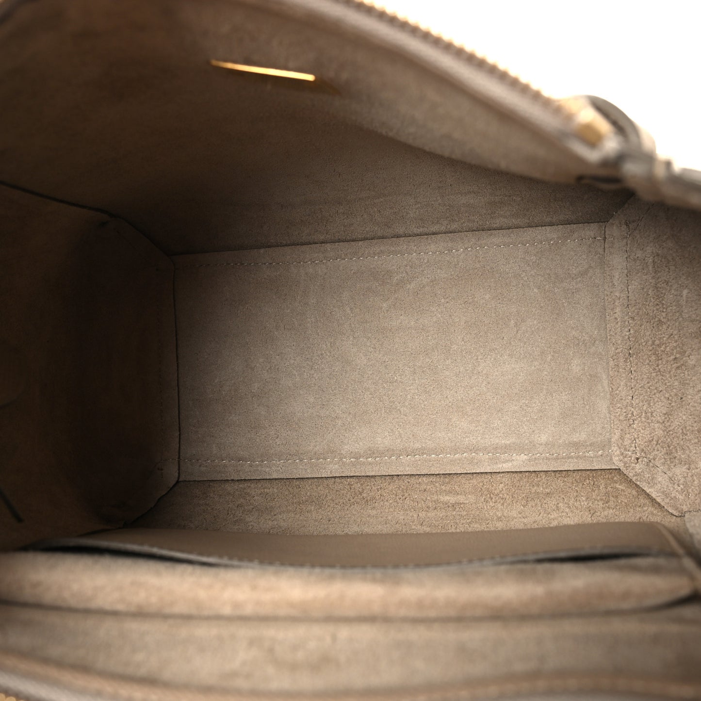 Grained Calfskin Micro Belt Bag Light Taupe