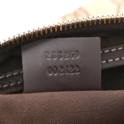 Gucci GG Supreme Monogram Belt Bag Dark Brown 7 of 10