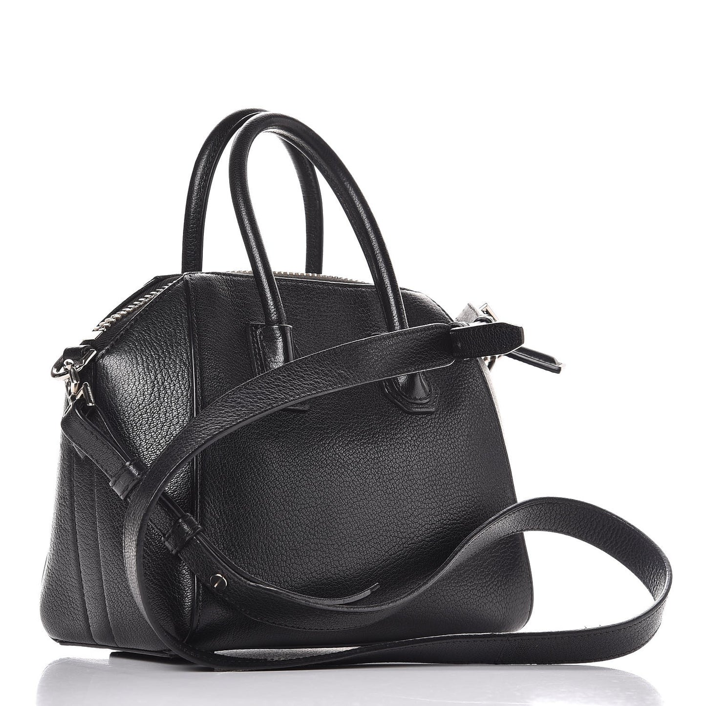 Sugar Goatskin Mini Antigona Black