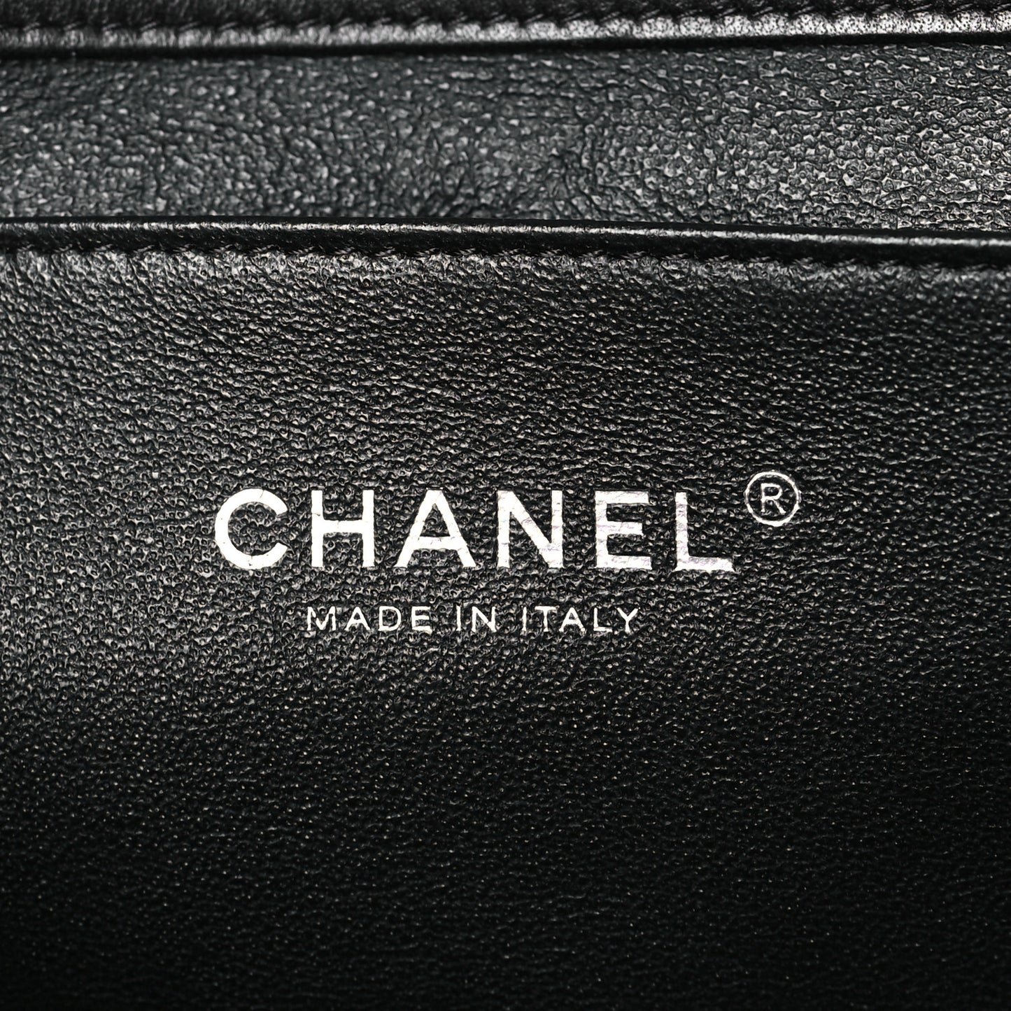 Lambskin Quilted Clutch with Chain Flap Black