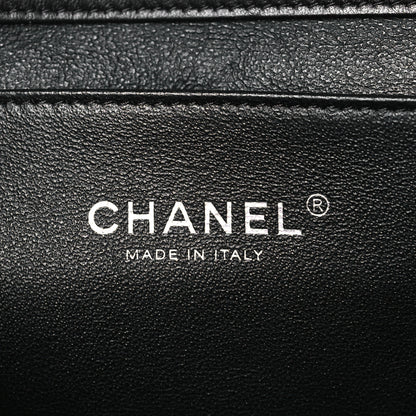 Chanel Lambskin Quilted Clutch with Chain Flap Black 6 of 10