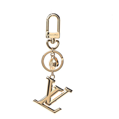 Louis Vuitton LV Facettes Bag Charm Key Holder Gold 1 of 4