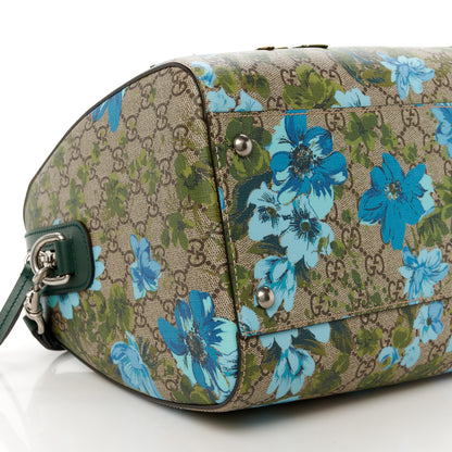 Gucci GG Supreme Monogram Bloom Butterfly Embroidered Medium Boston Green 10 of 11