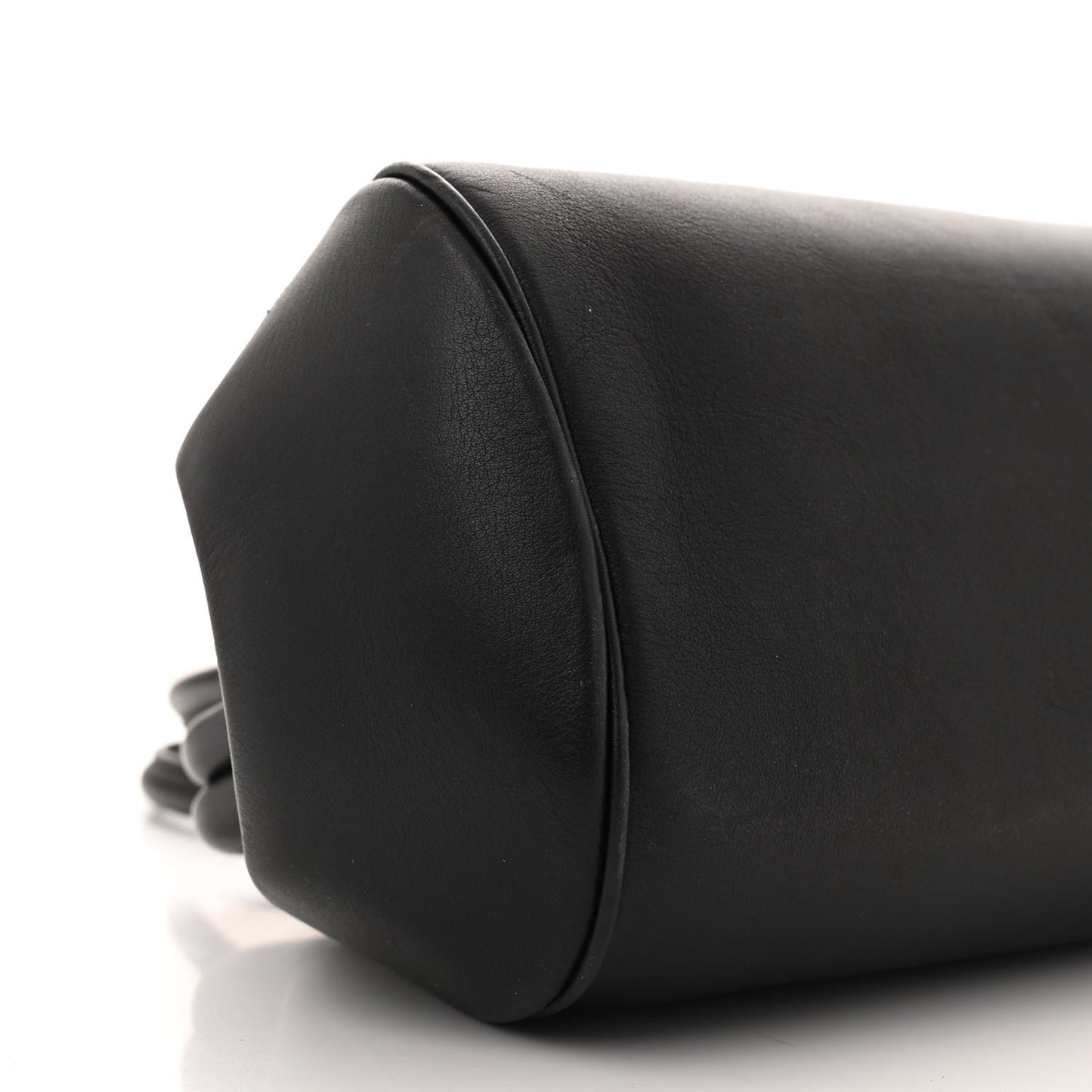 Calfskin Frame Satchel Black