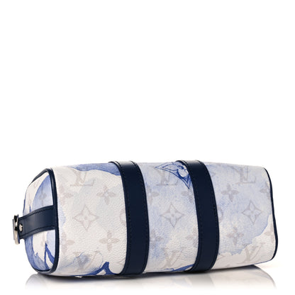 Louis Vuitton Monogram Watercolor Keepall XS Blue 4 of 10