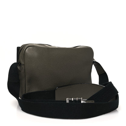 Loewe Soft Grained Calfskin XS Military Messenger Bag  Khaki Green Black 3 of 10