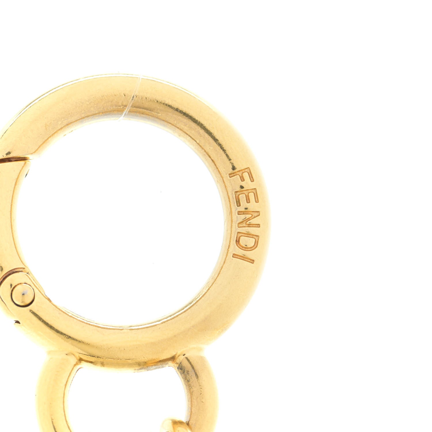 Fendi Fox Fur Pom Pom Bag Charm White 3 of 4