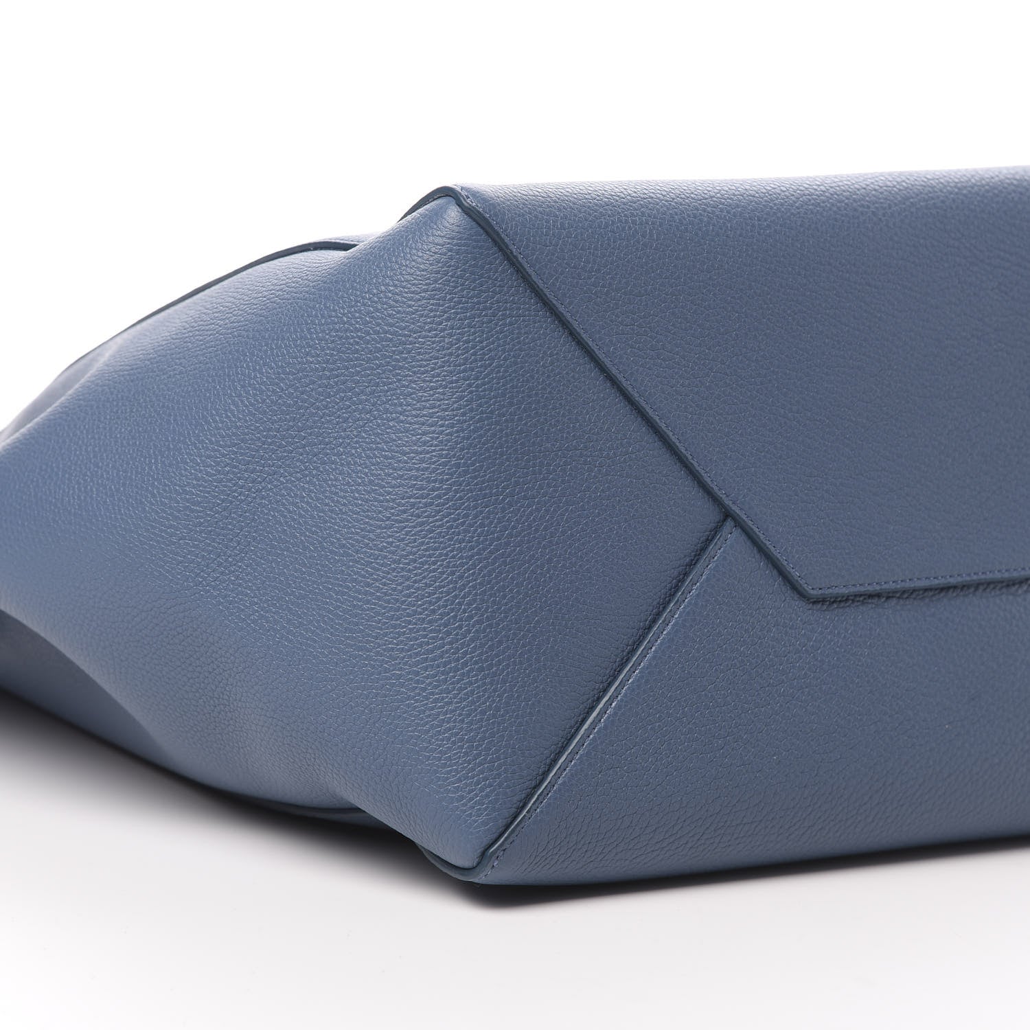 Celine Soft Grained Calfskin Small Belt Cabas Phantom Slate Blue 10 of 11
