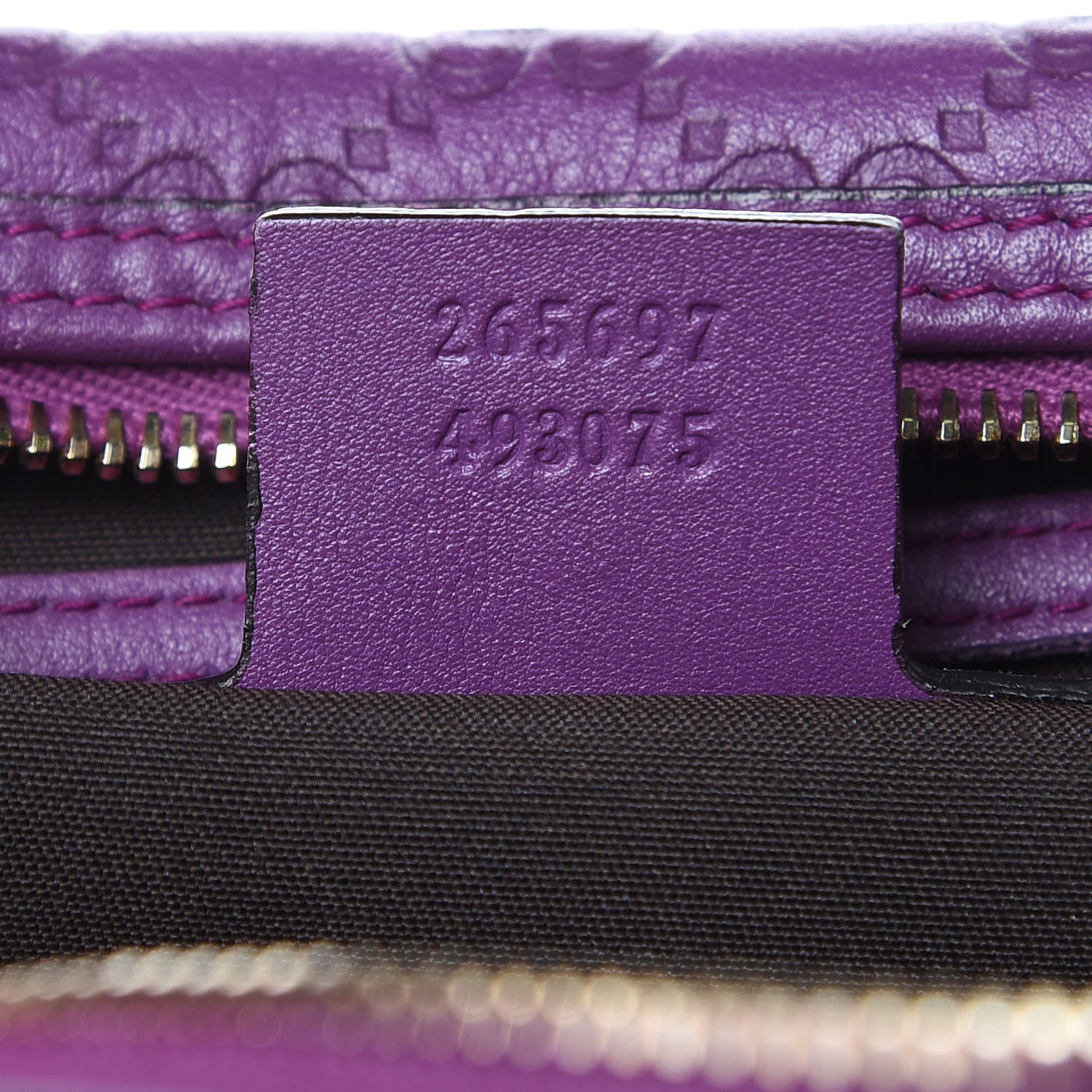Gucci Guccissima Medium Joy Boston Purple 7 of 17