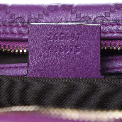 Gucci Guccissima Medium Joy Boston Purple 7 of 17