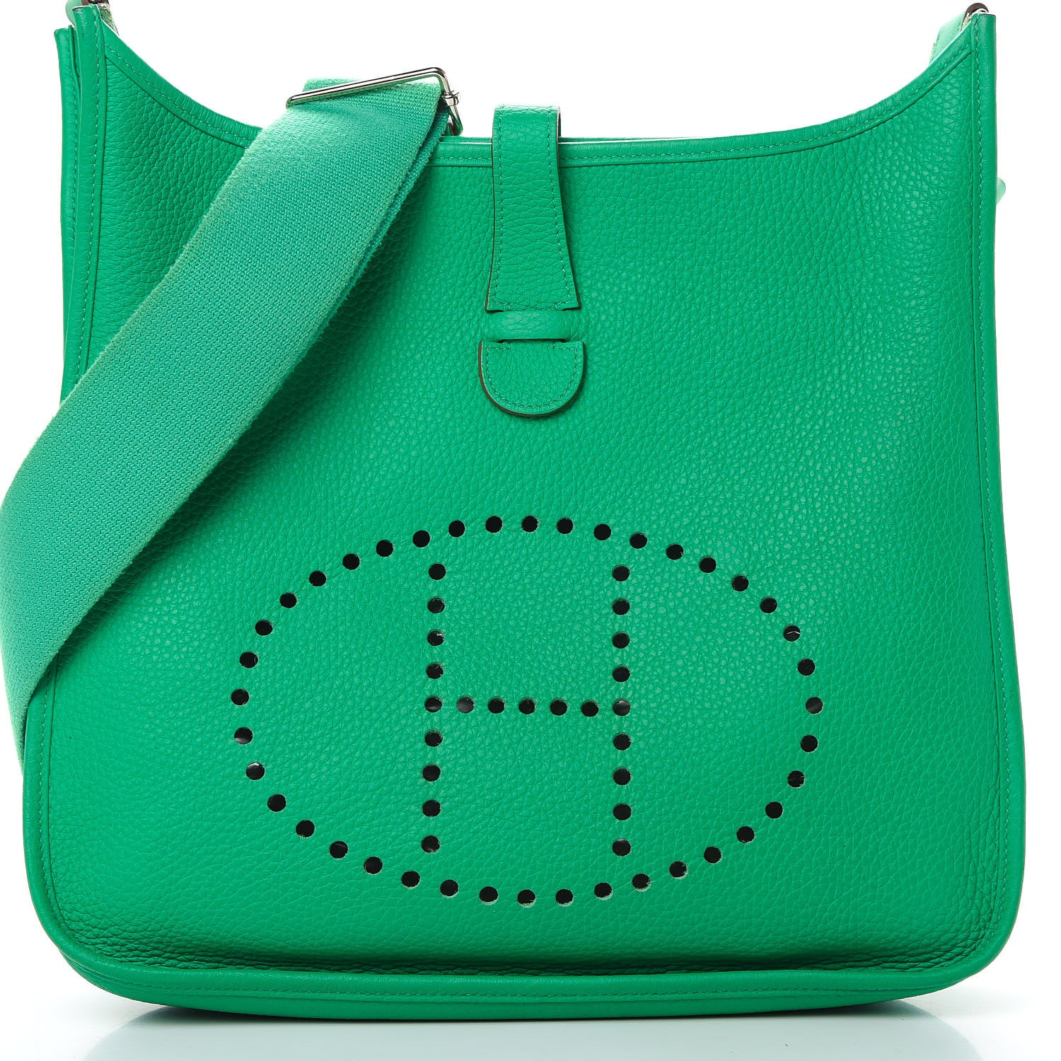 Hermes Taurillon Clemence Evelyne III GM Menthe 8 of 12