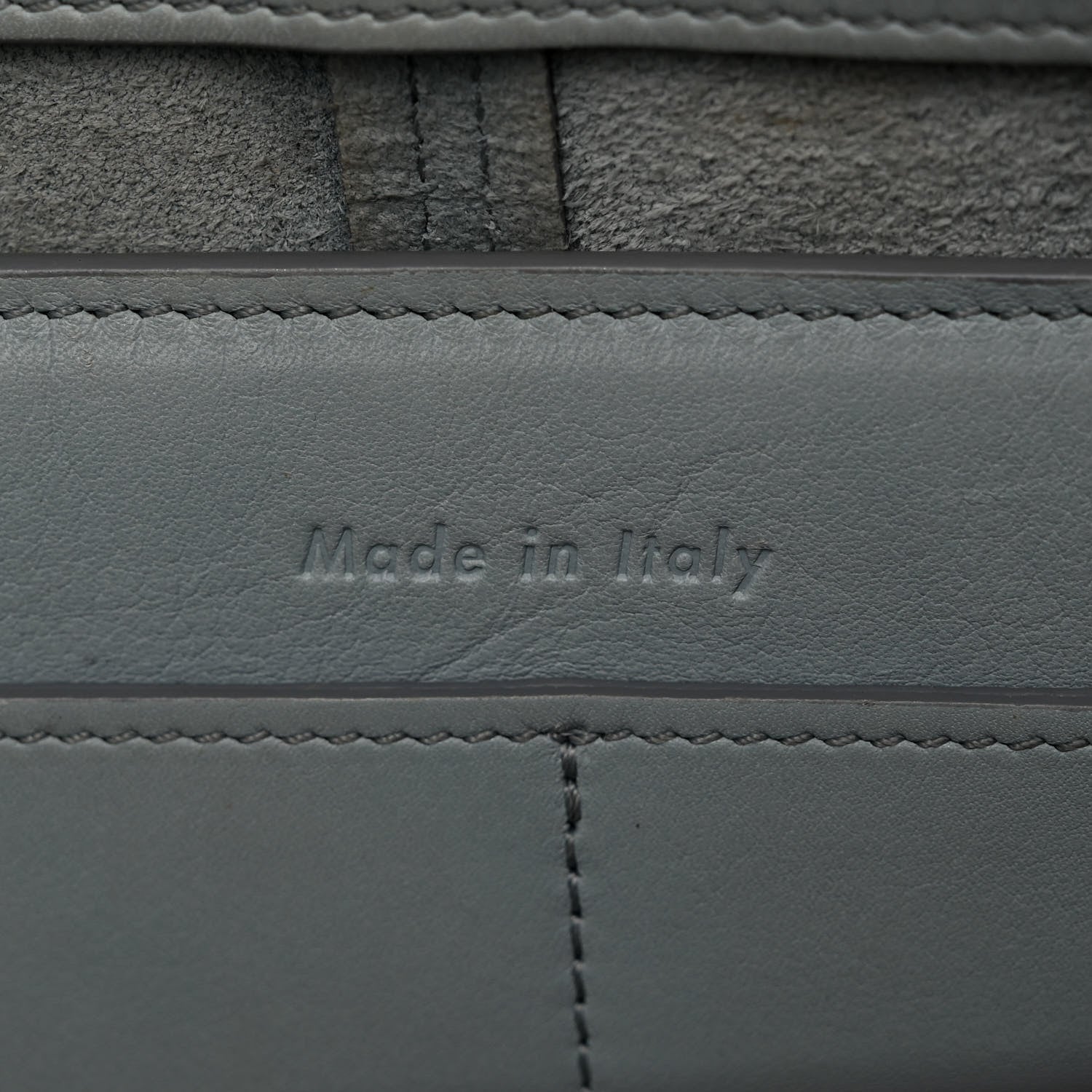 Celine Smooth Calfskin Tri-Fold Clutch on Chain Cloud 7 of 11