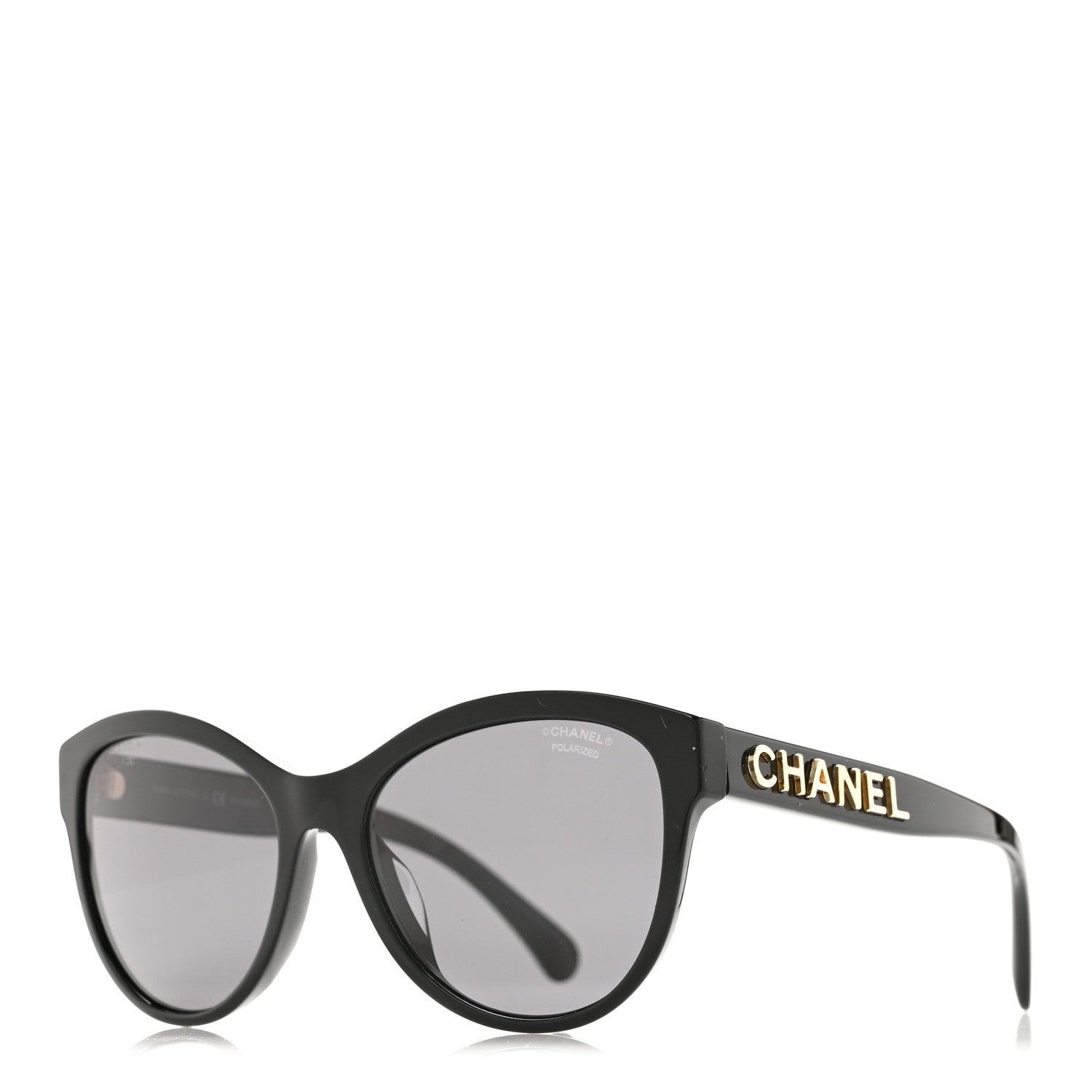 Chanel Acetate Pantos Logo Polarized Sunglasses 5458-A Black 1 of 7