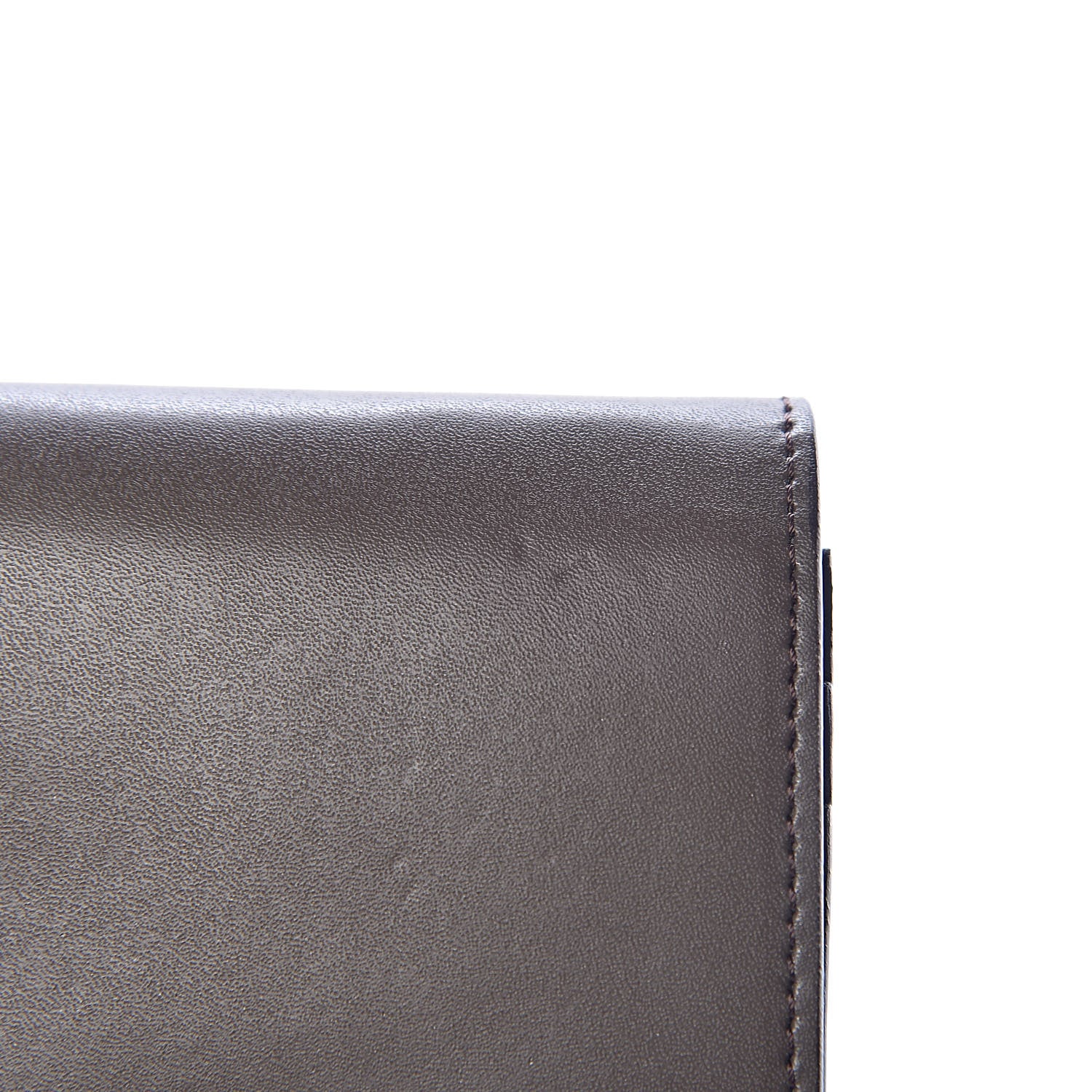 Fendi Vitello Liberty Century Lucido By The Way Continental Wallet On Chain Carbone 8 of 14