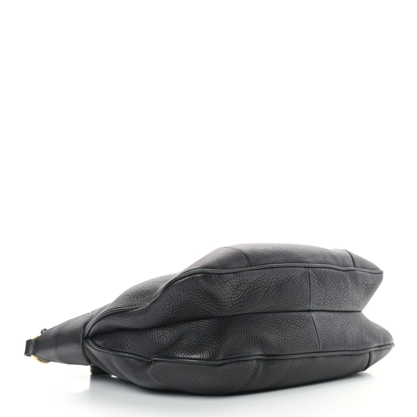 Vitello Daino Pushlock Hobo Black