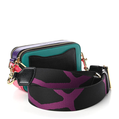 Marc Jacobs Saffiano Small Snapshot Camera Bag Green Multicolor 3 of 10