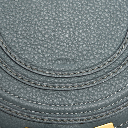Chloe Calfskin Mini Marcie Round Crossbody Bag Cloudy Blue 7 of 9