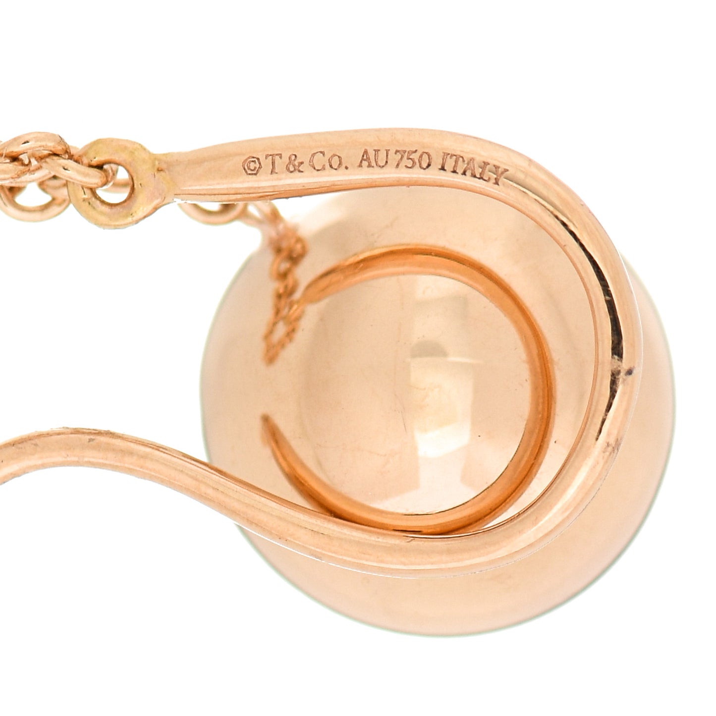 18K Rose Gold 10mm HardWear Ball Hook Drop Earrings
