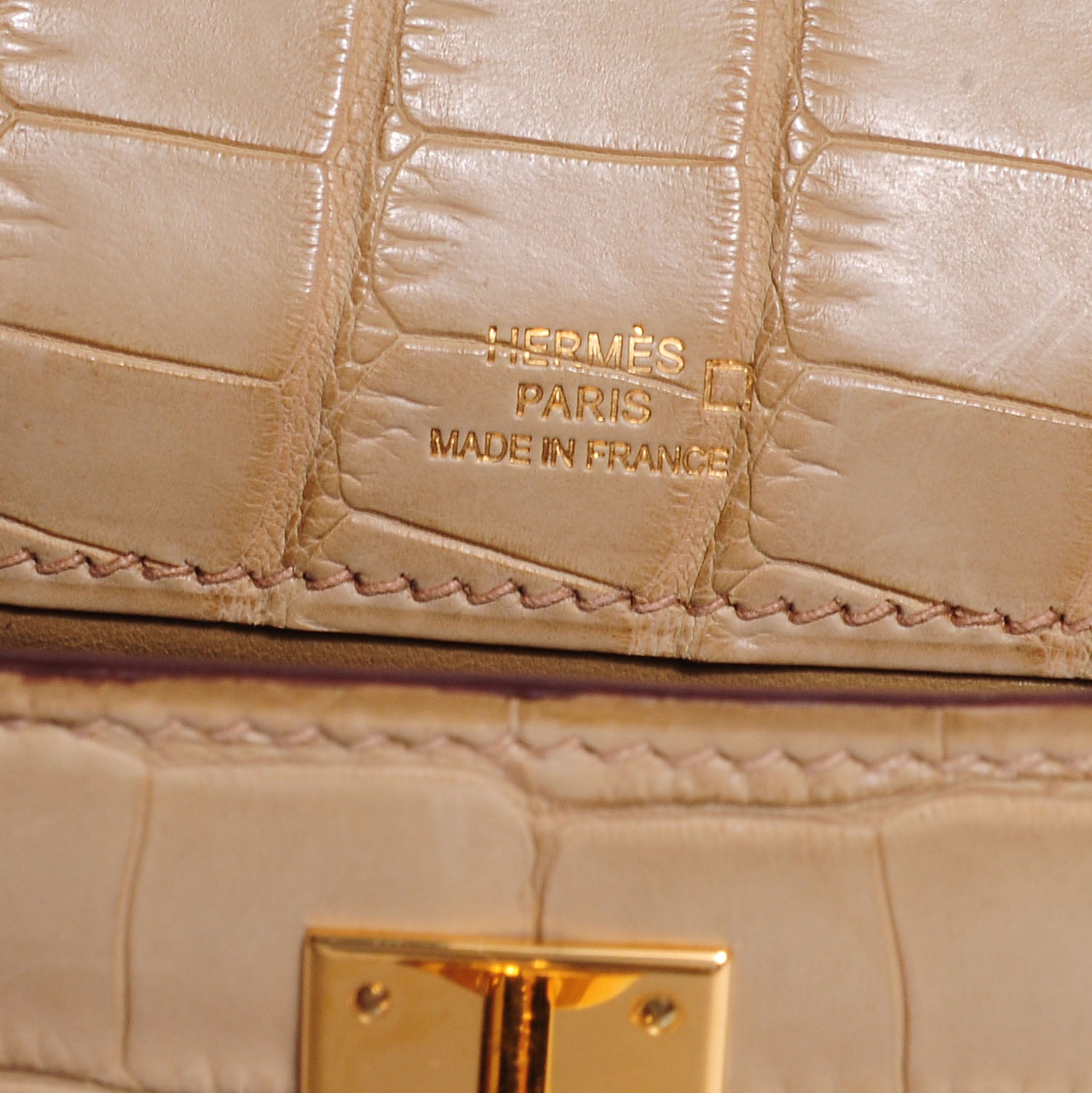 Hermes Matte Alligator Kelly Pochette Poussiere 10 of 17