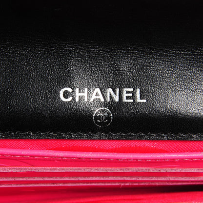 Chanel Calfskin Quilted Cambon Flap Wallet Black 7 of 7