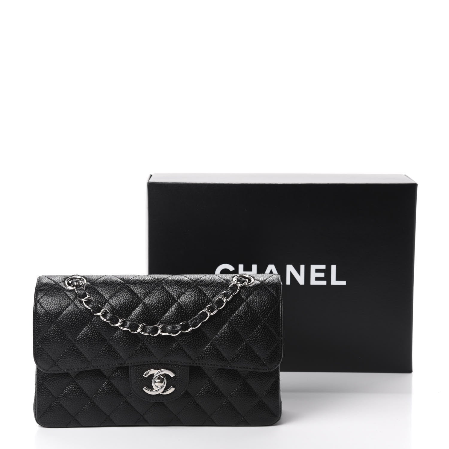 Chanel Caviar Quilted Small Double Flap Black 13 of 13