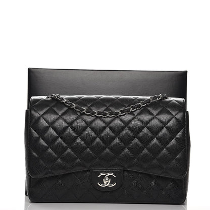 Chanel Caviar Quilted Maxi Double Flap Black 10 of 10