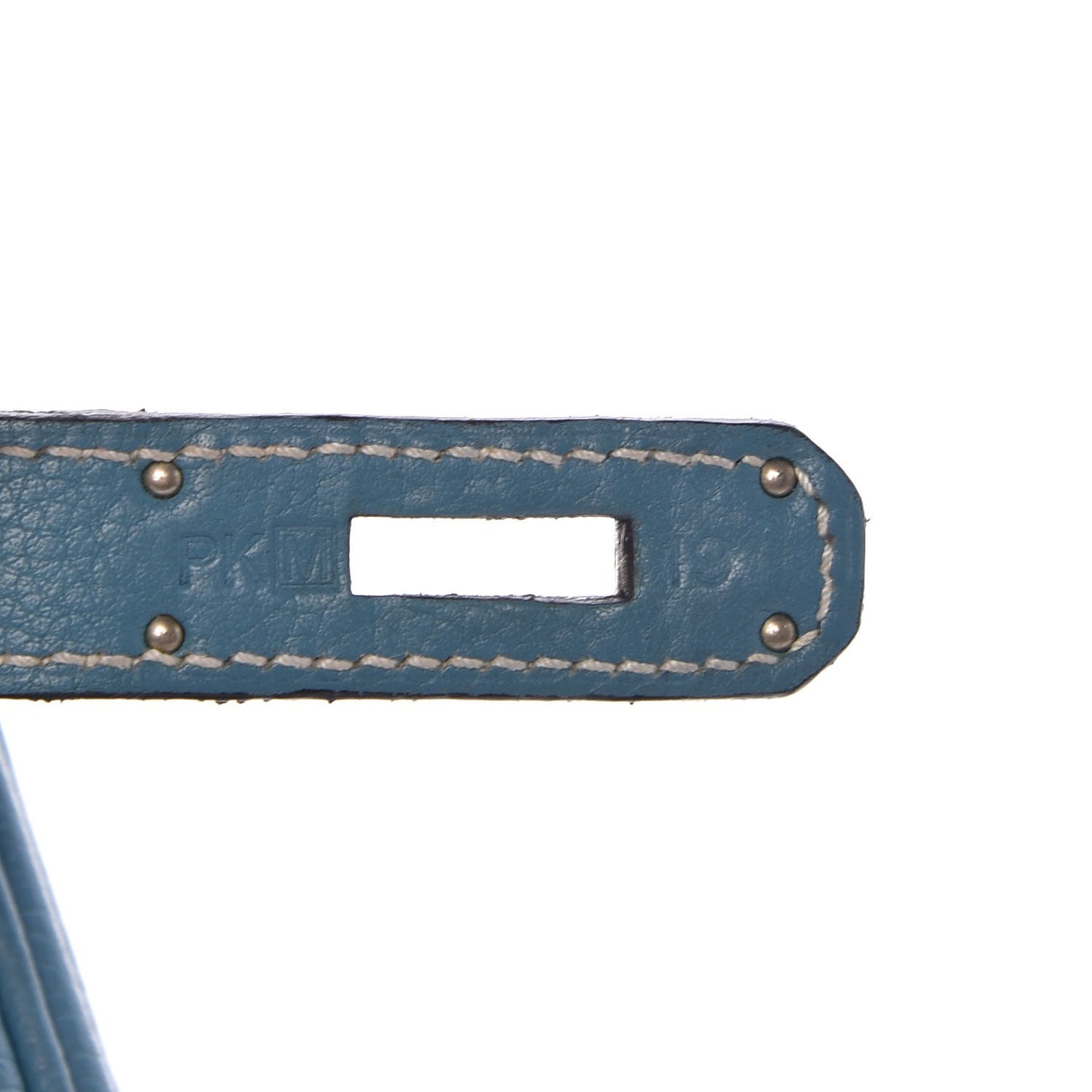 Taurillon Clemence Birkin 30 Blue Jean