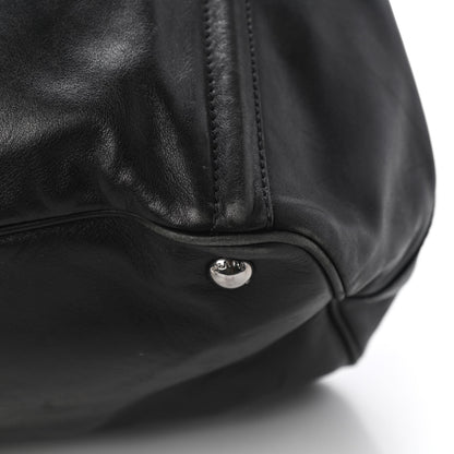 Prada Soft Calf Satchel Black 10 of 11