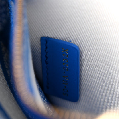 Christian Dior Canvas Toile De Jouy Reverse Embroidered Medium Lady D-Lite Fluorescent Blue 7 of 11