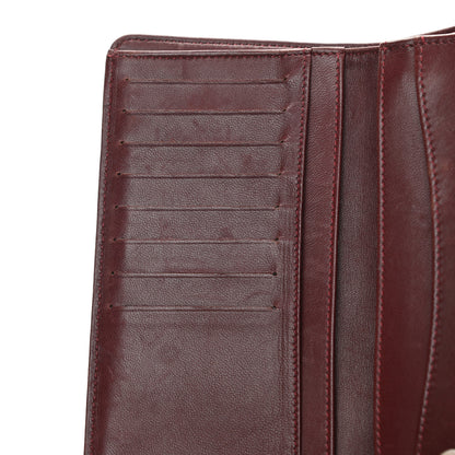 Chanel Lambskin Quilted Yen Wallet Black 10 of 13