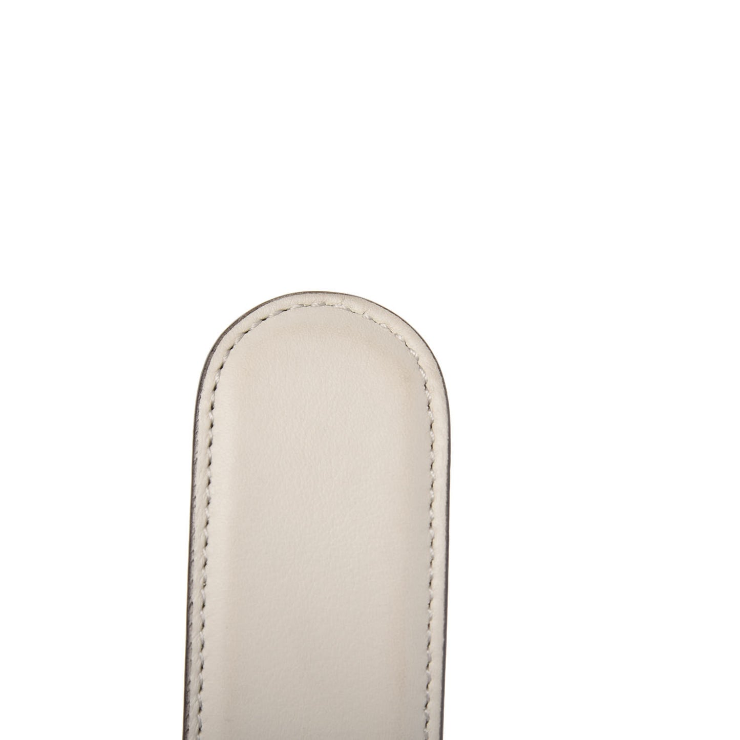 Calfskin Interlocking G 37mm Belt 105 42 Mystic White