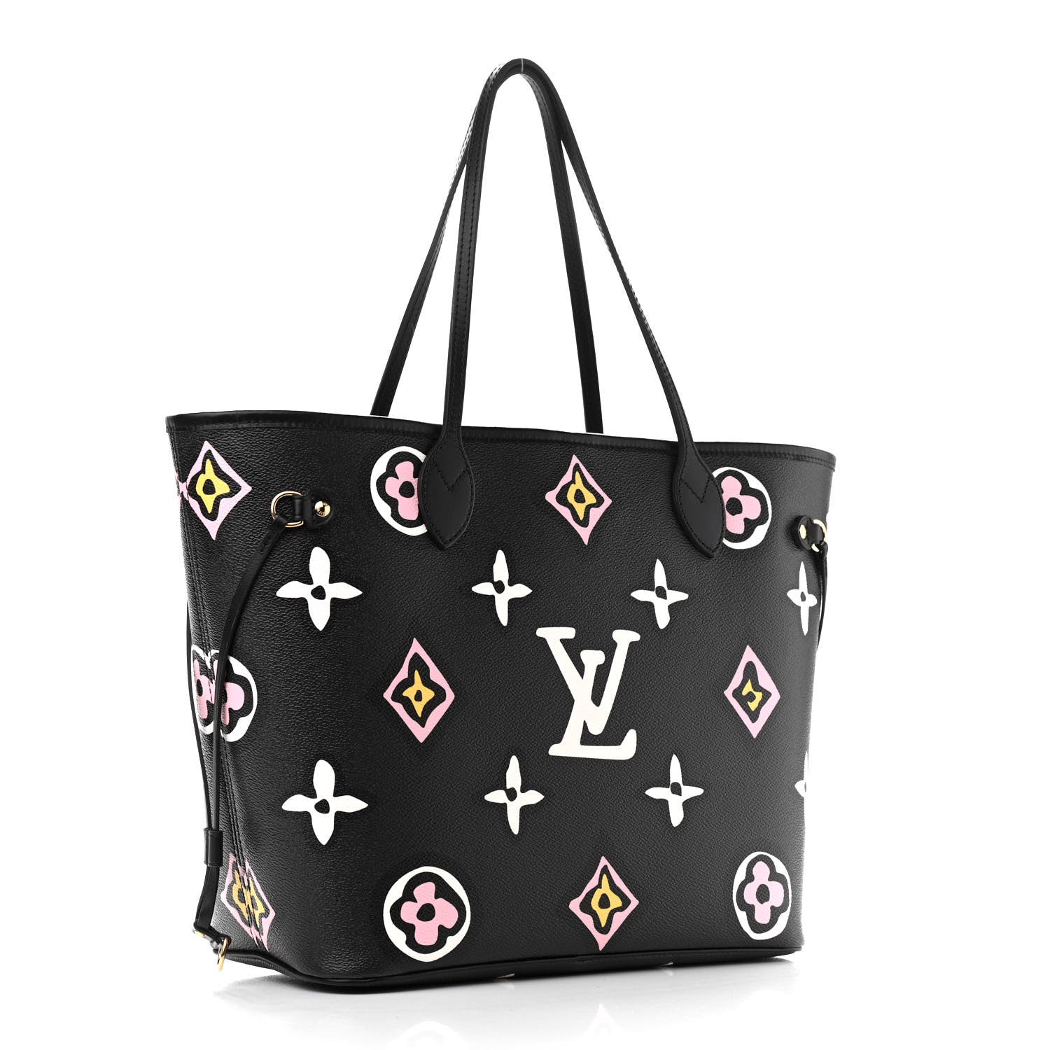 Louis Vuitton Monogram Giant Wild At Heart Neverfull MM Black 4 of 11