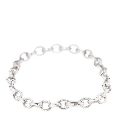 Tiffany Sterling Silver Oval Clasping Link Bracelet 3 of 6