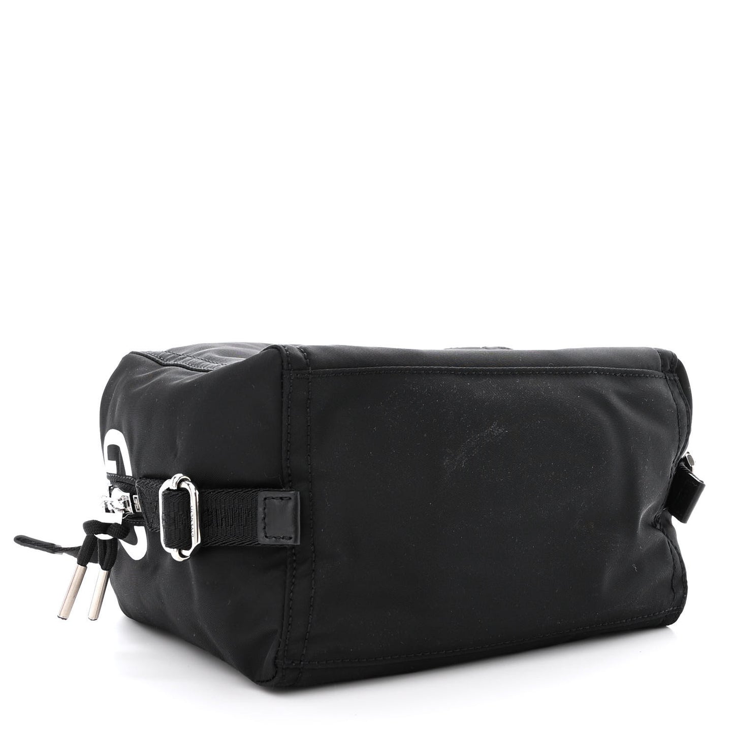 Nylon Small Pandora Mens Crossbody Black White