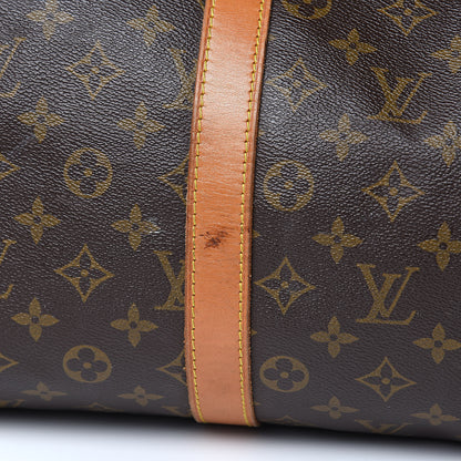Louis Vuitton Monogram Keepall Bandouliere 55 17 of 23