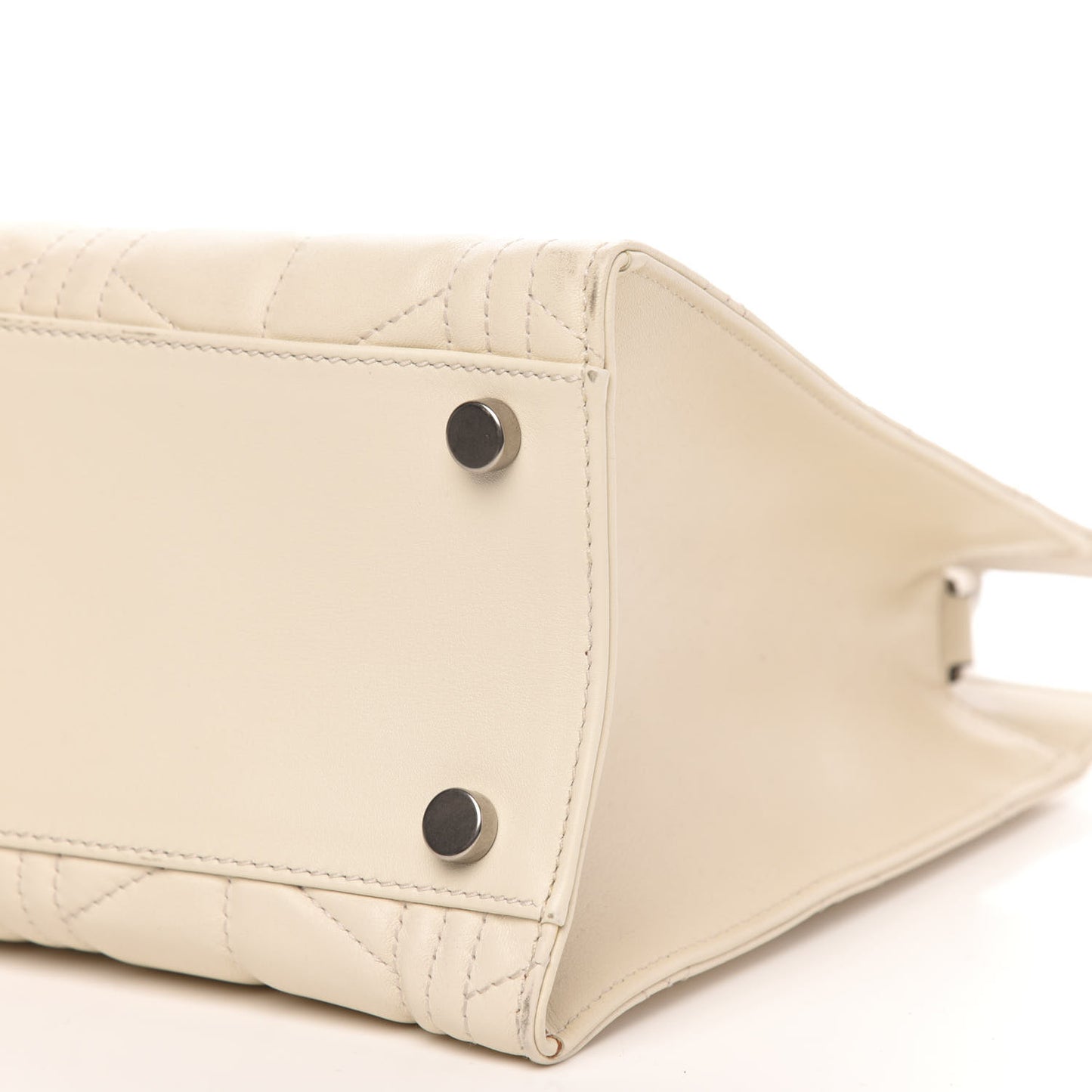 Cafskin Web Quilted Large Dionysus Tote Bag White