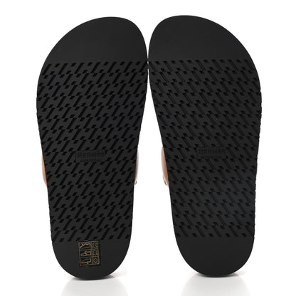Hermes Nappa Extra Sandals 37 Naturel 5 of 8