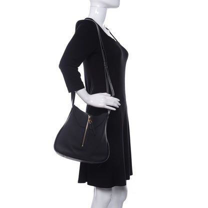 Loewe Calfskin Small Hammock Shoulder Bag Black 2 of 11