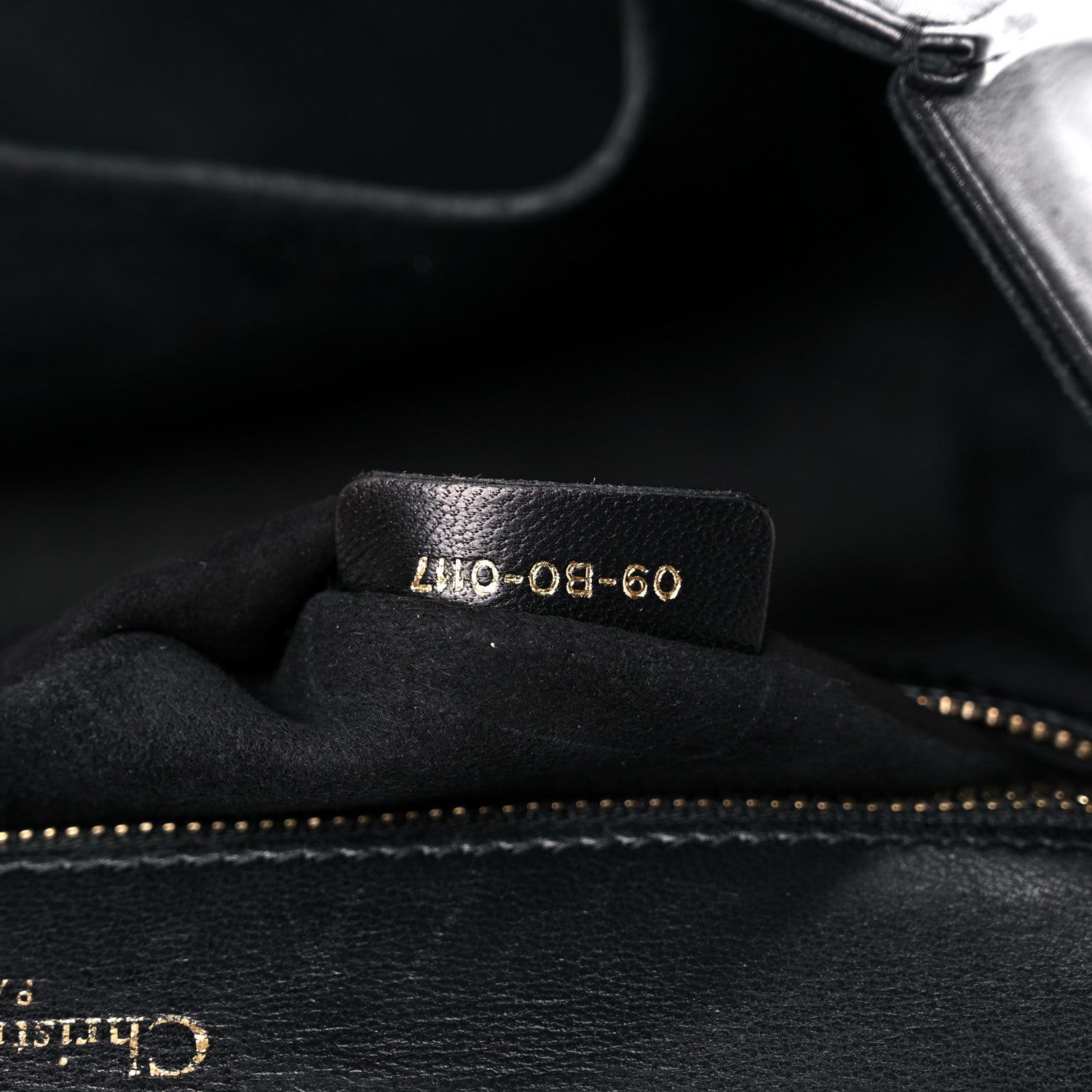 Christian Dior Lambskin Studded Medium Diorama Flap Bag Black 15 of 22