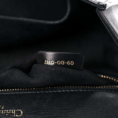 Christian Dior Lambskin Studded Medium Diorama Flap Bag Black 15 of 22