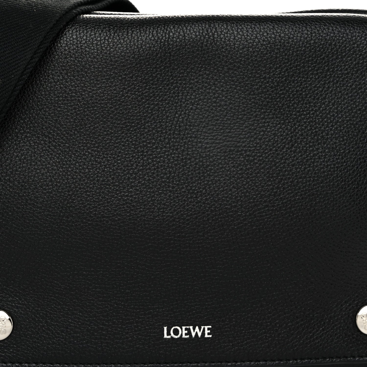 Loewe Supple Grained Calfskin Medium Messenger Bag Black 8 of 10
